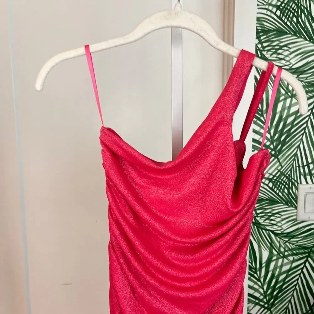 Superdown Jayden Ruched Mini Dress in Berry Size small NWOT - Picture 5 of 11